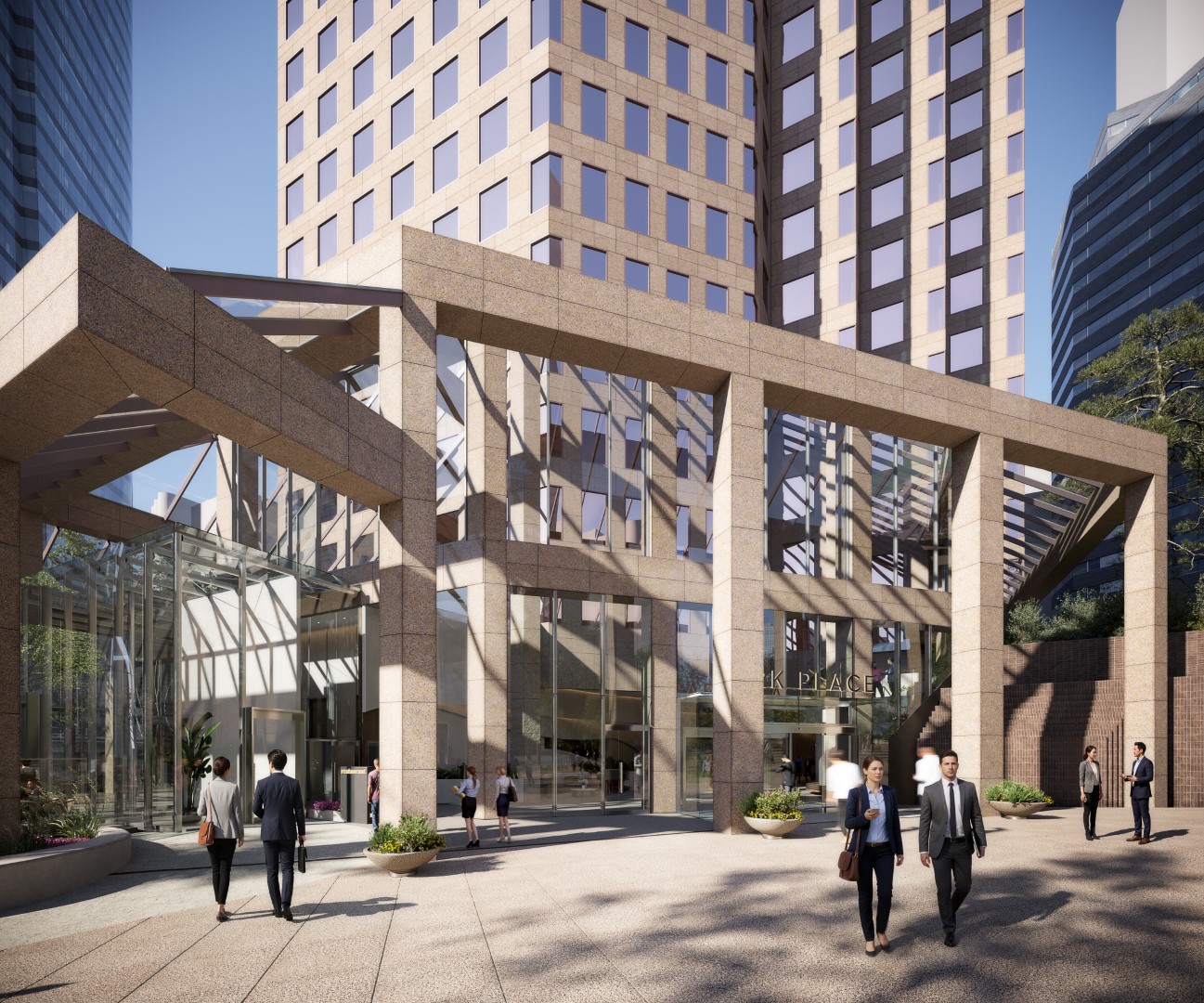 Park Place Vestibule and Restaurant Entrance